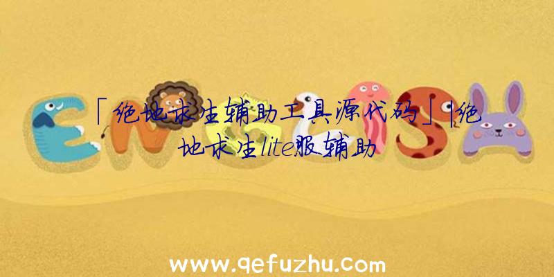 「绝地求生辅助工具源代码」|绝地求生lite服辅助